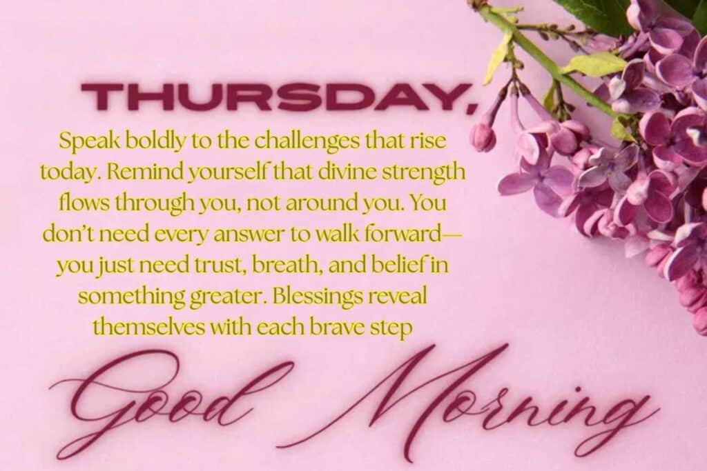  Good Morning Thursday Blessings 
