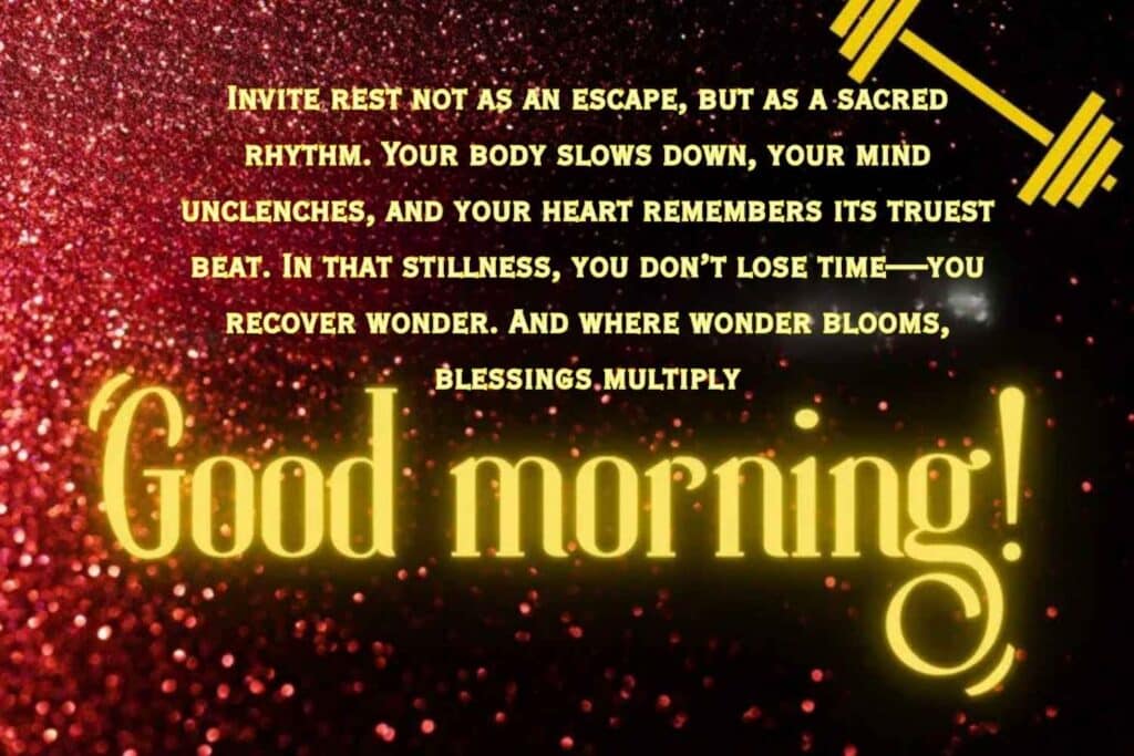 Good morning 
