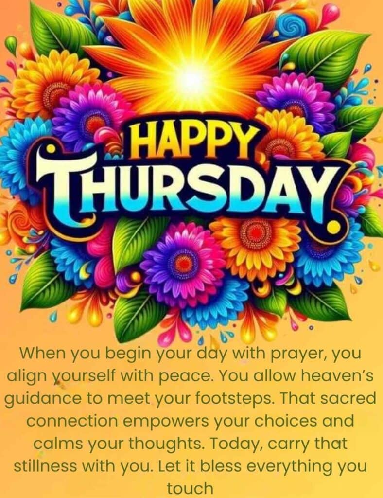  Good Morning Thursday Blessings 