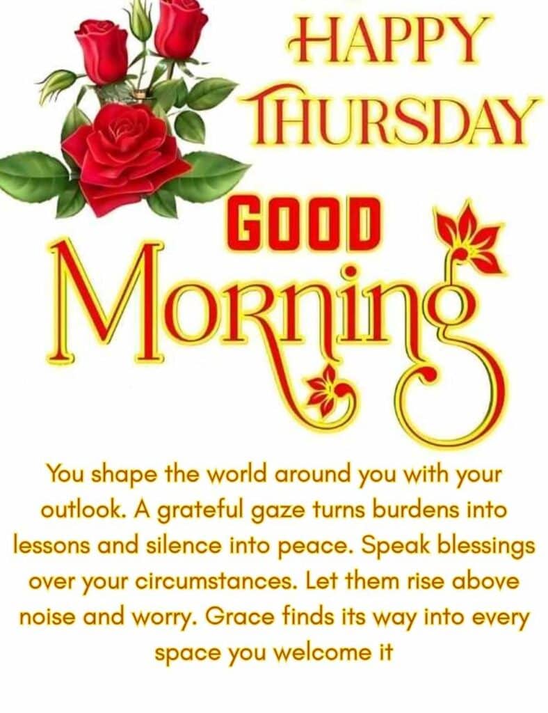  Good Morning Thursday Blessings 