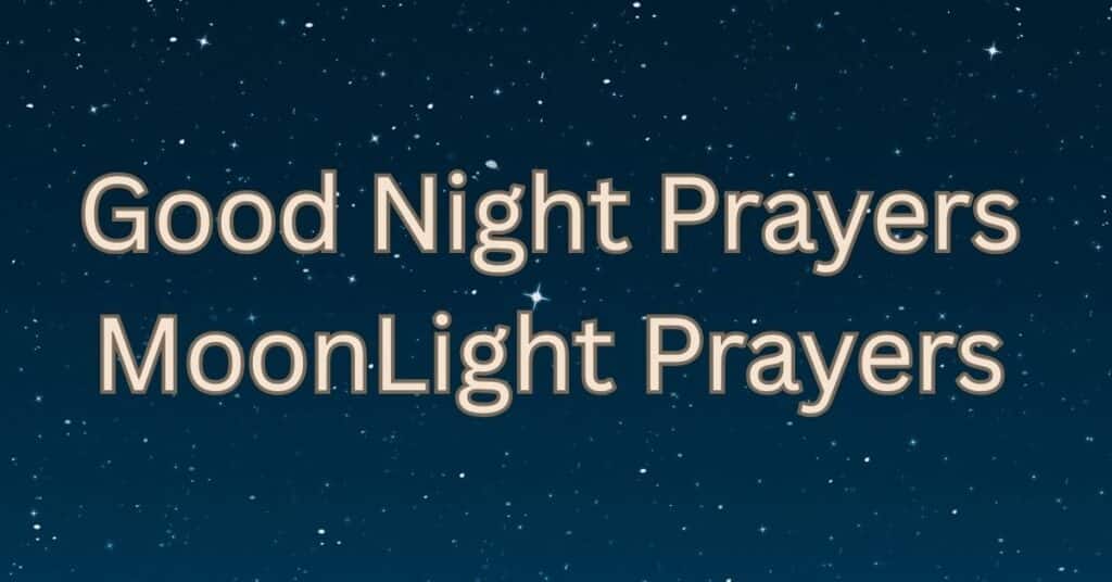 Good Night Prayers