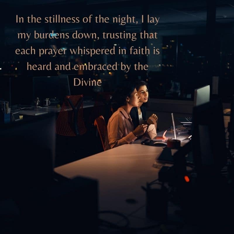 Good night prayers