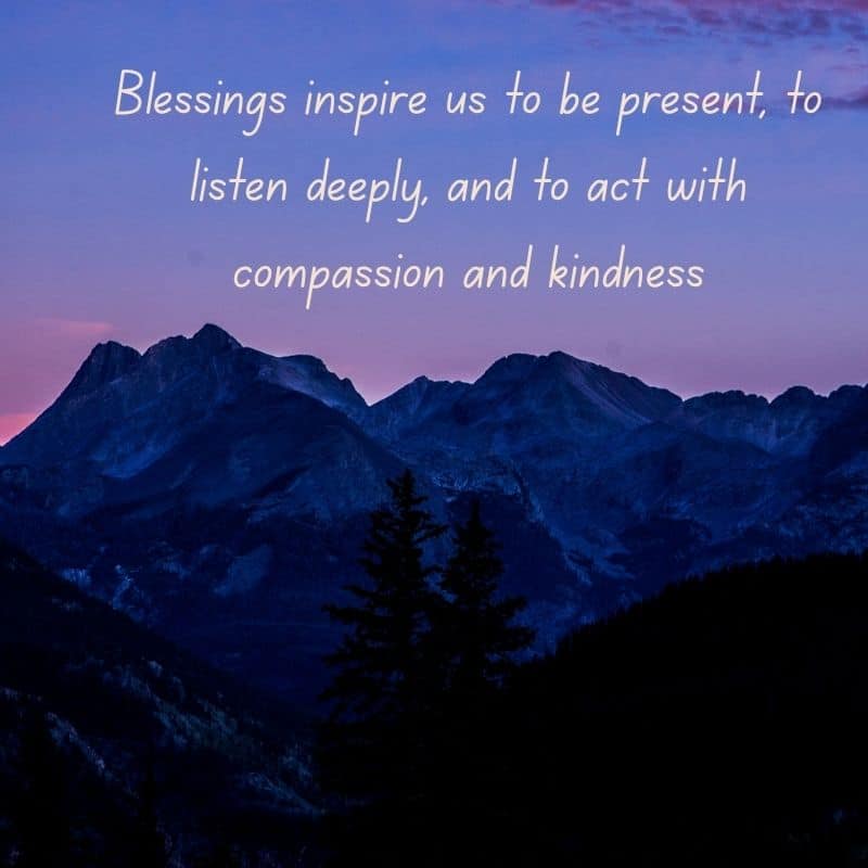 Monday Evening Blessings 