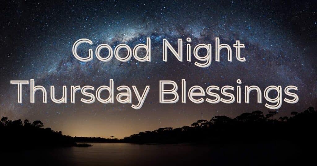 Good Night Thursday Blessings