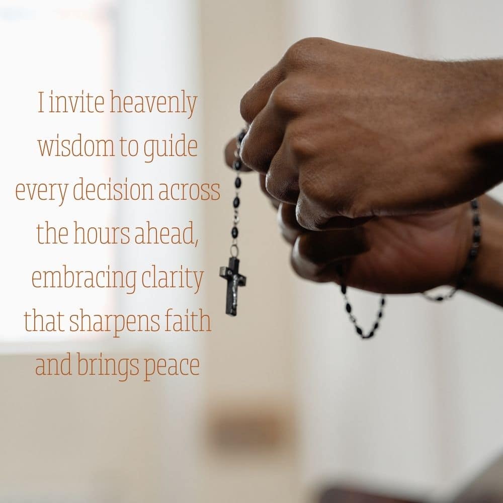 Morning prayers for him