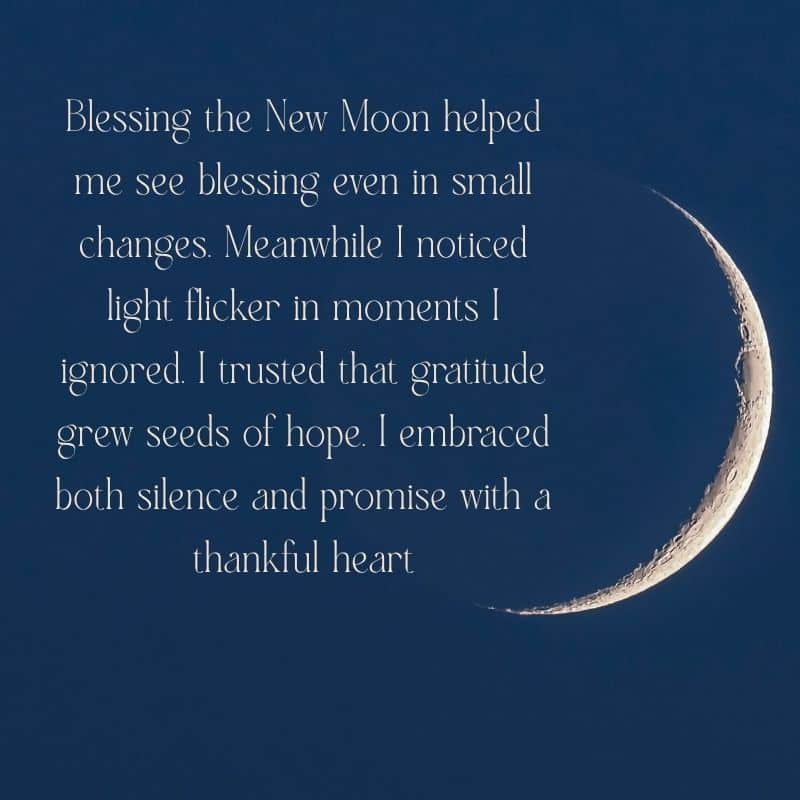 Blessing The New Moon
