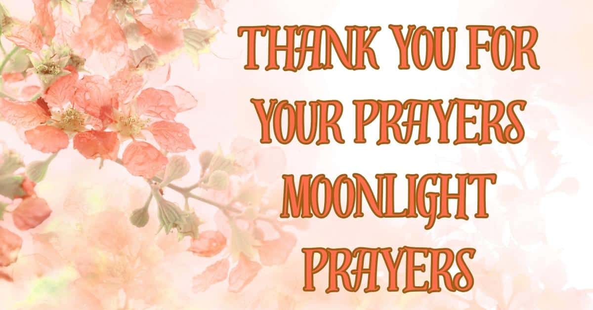 Thank You for Your Prayers