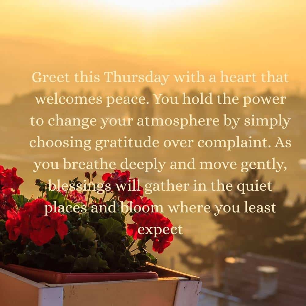 Good Morning Thursday Blessings 