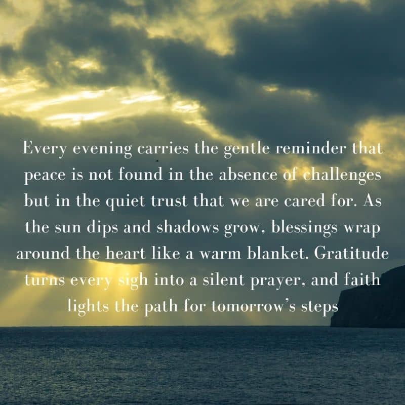 Good Evening Sunday Blessings